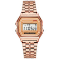 Reloj Digital Retro Rose Gold Unisex