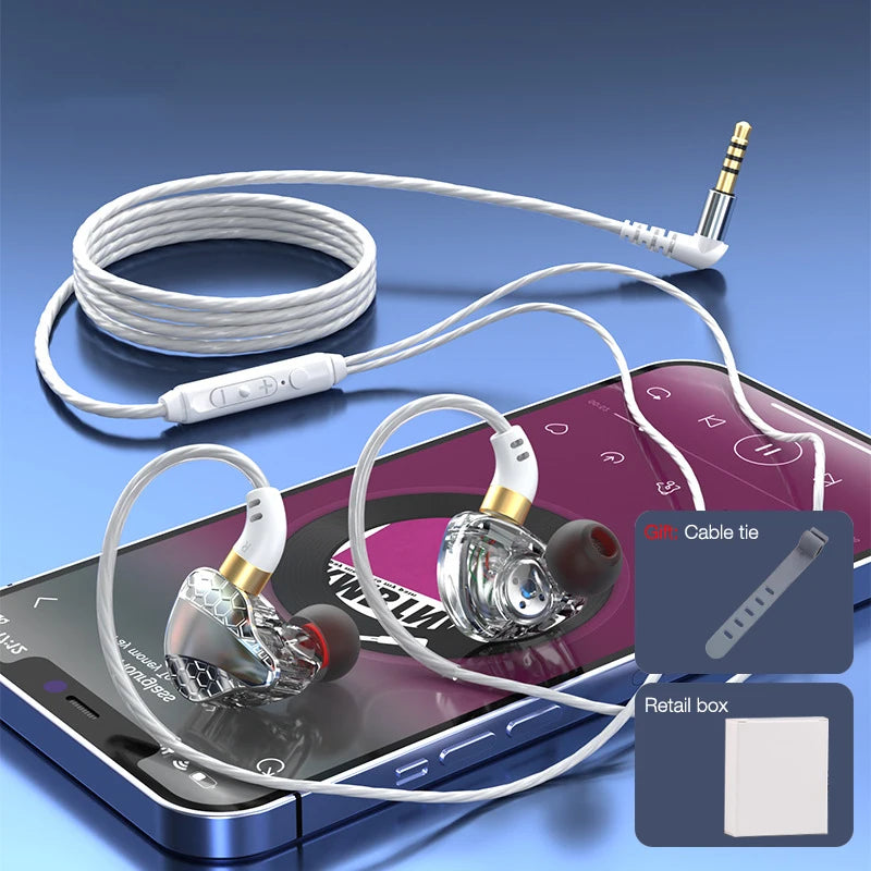Audífonos In-Ear Cableados 3.5mm Eardeco con Micrófono