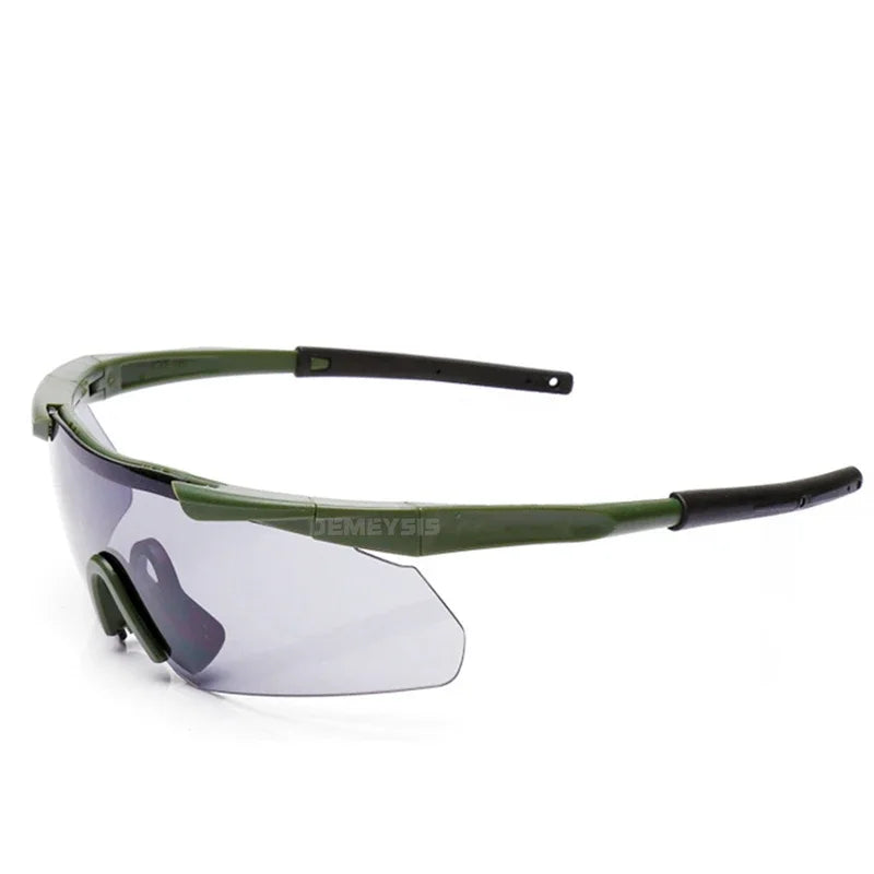 Gafas Tácticas de Tiro con 3 Lentes Intercambiables