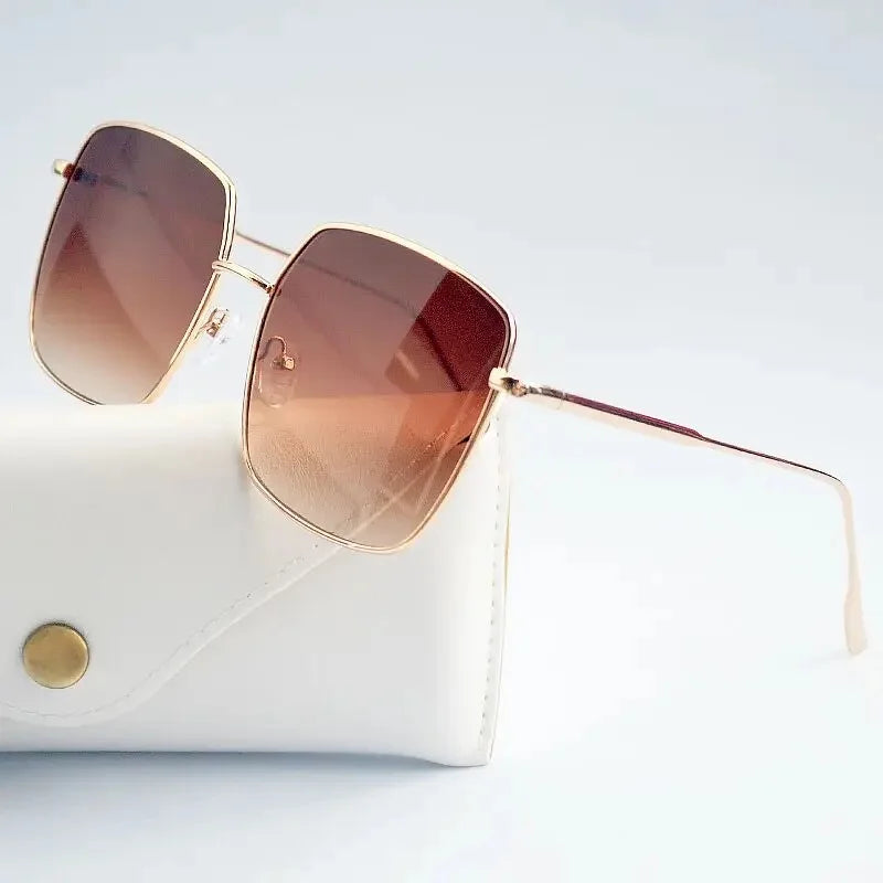 Gafas de Sol Oversized Vintage Metal Frame UV400