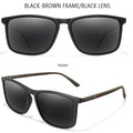 Gafas de Sol Polarizadas Cuadradas de Ciclismo y Viaje