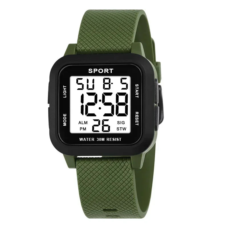 Reloj Digital Retro Deportivo para Hombre
