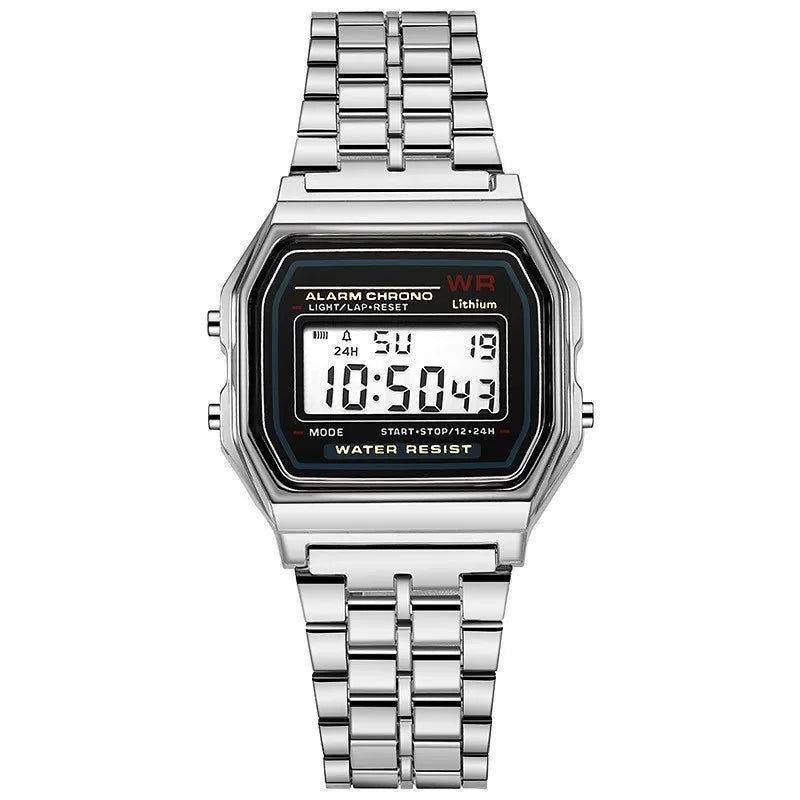 Reloj Digital Retro Rose Gold Unisex