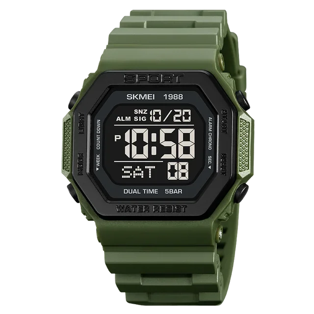 Reloj Digital Militar SKMEI 1988 Resistente al Agua