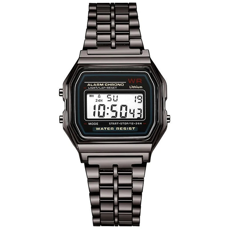 Reloj Digital Retro Rose Gold Unisex
