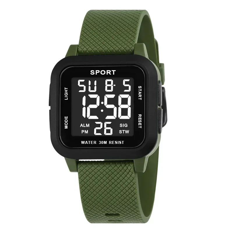 Reloj Digital Retro Deportivo para Hombre